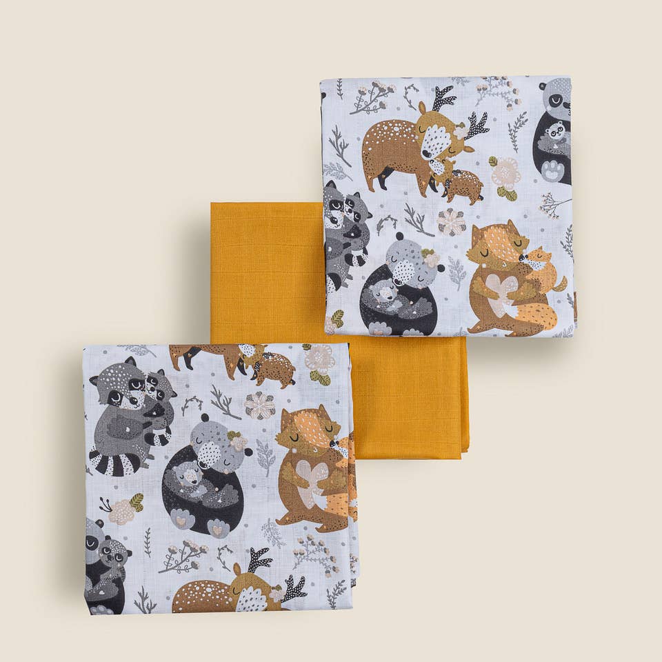 Ander - Prémium Muszlin Pelenka Szett (3 db)