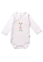 Liliput - Hosszú Ujjú Body Szett - 2 db (egeres fehér, rózsaszín)