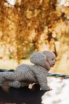 Annie & Charles - téli, bélelt pamut overál – Leopárdmintás