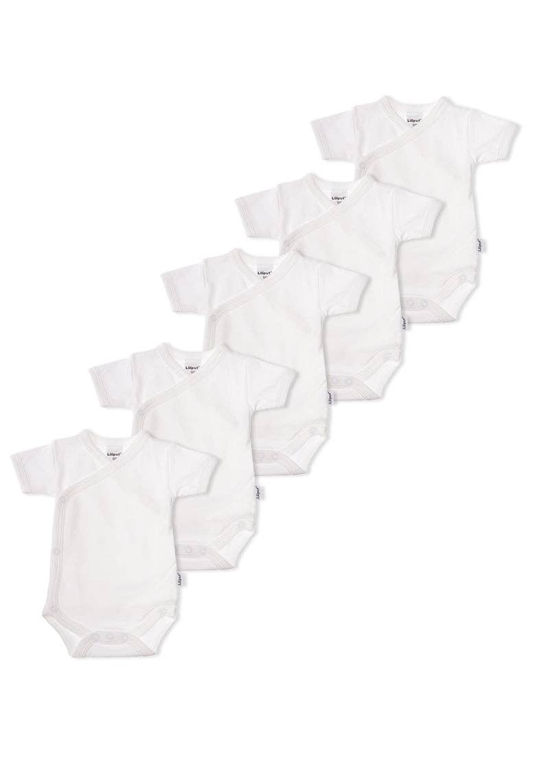 Liliput - Rövid Ujjú Body Szett - 5 db Fehér