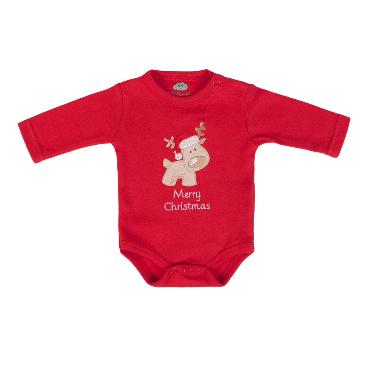 FS baby - Karácsonyi body - Szarvas
