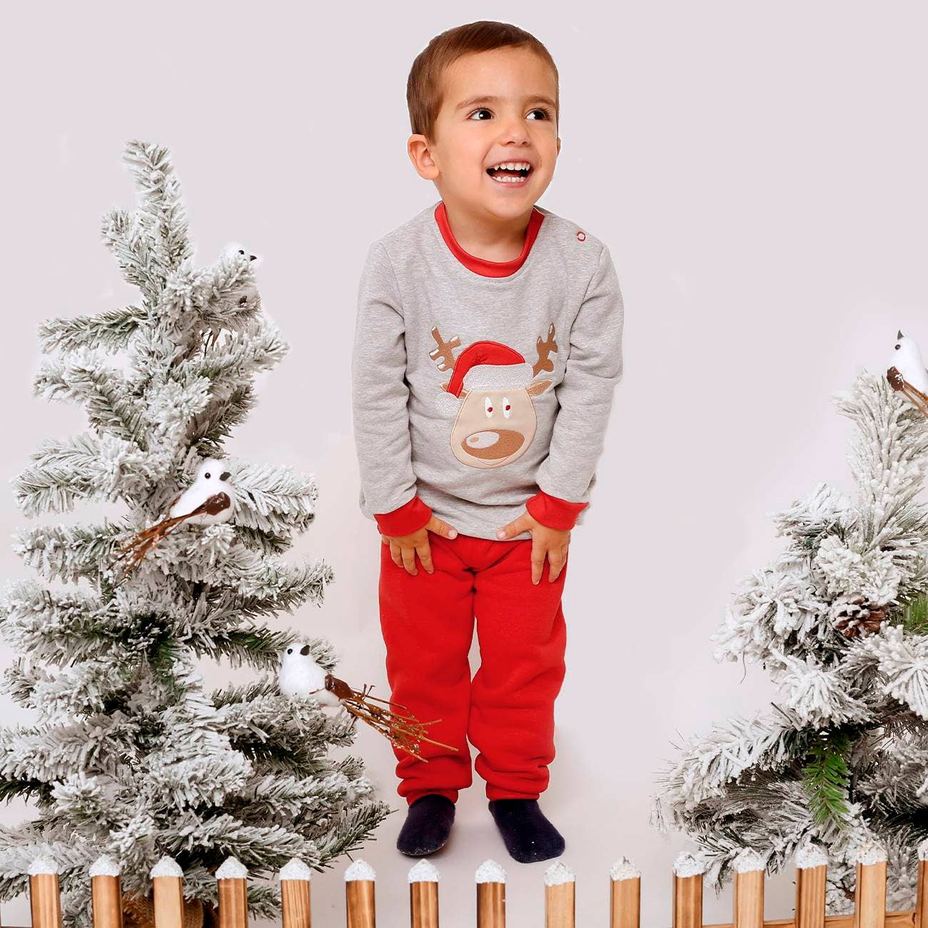 FS baby - Karácsonyi melegítő szett - Szarvas