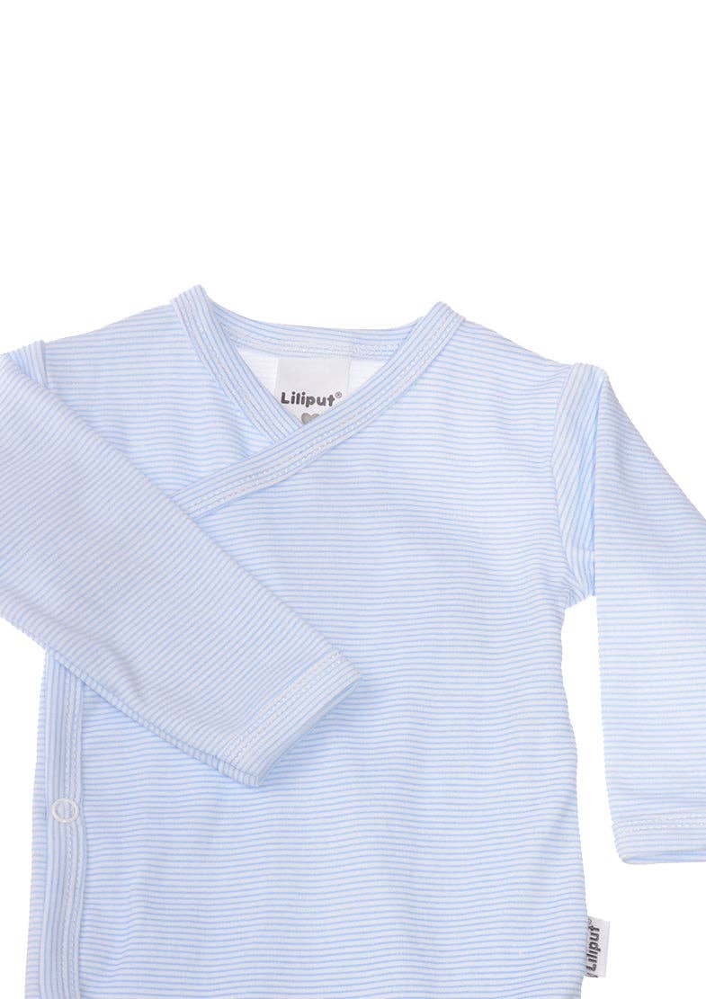Liliput - Hosszú Ujjú Body Szett - 2 db (dínómintás fehér, világoskék)