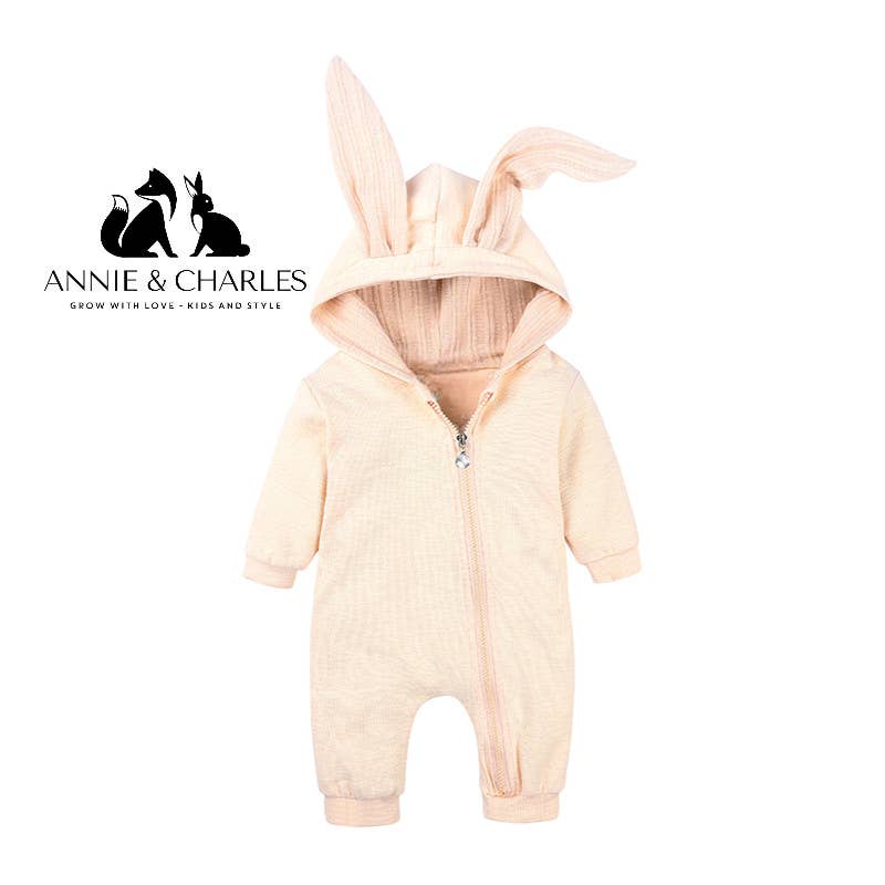 Annie & Charles - Nyuszis melegítő - Barackvirág