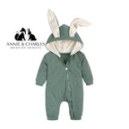 Annie & Charles - Nyuszis melegítő - Zöld