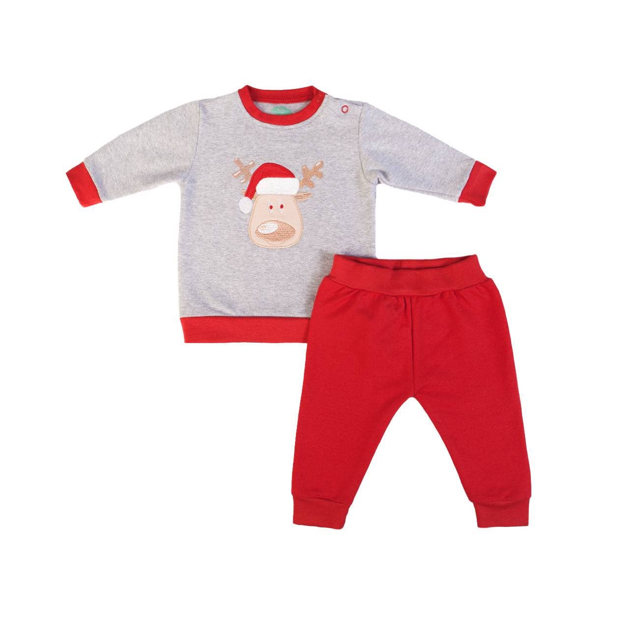 FS baby - Karácsonyi melegítő szett - Szarvas