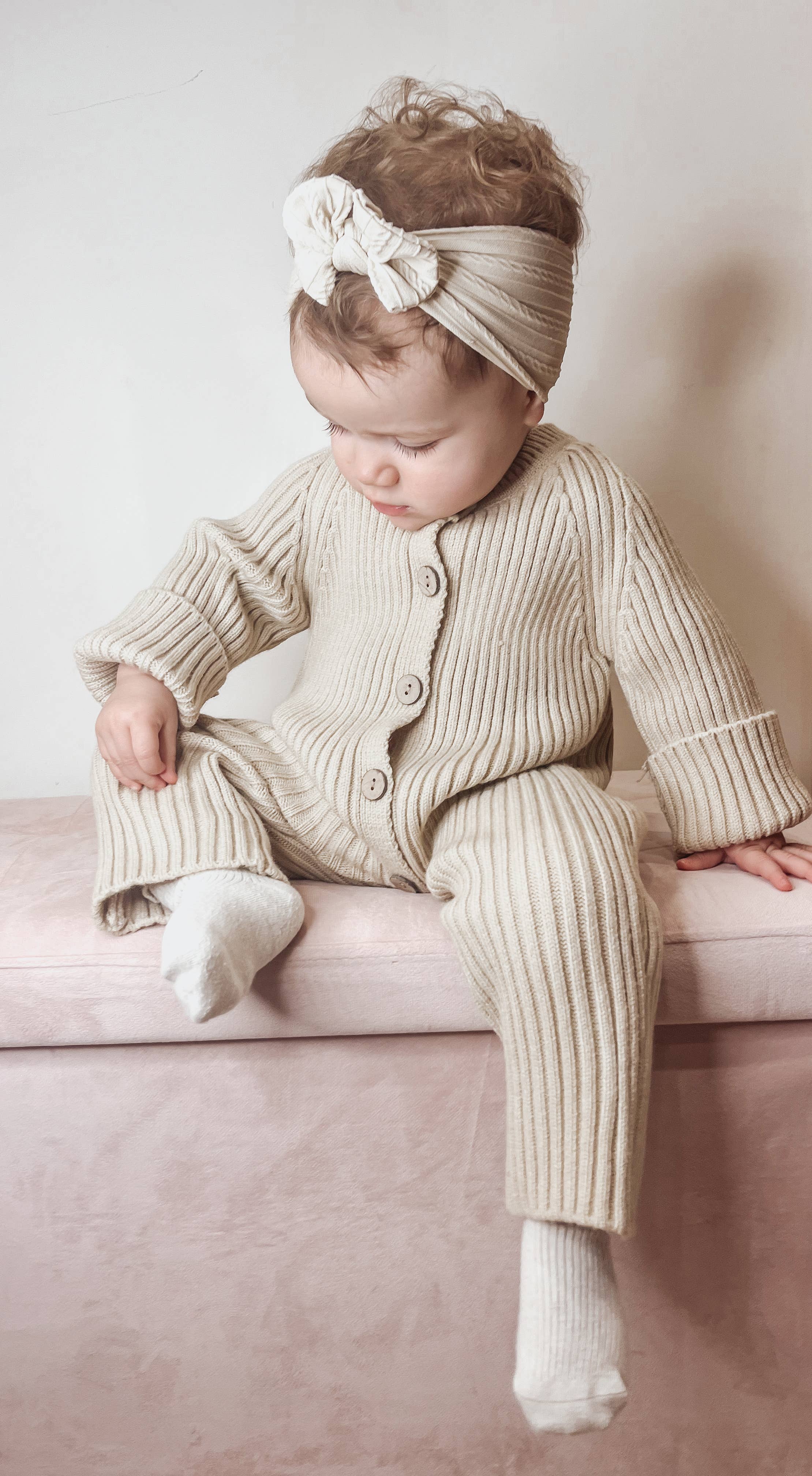 Annie & Charles Bézs baba overal, 3-6 hónapos