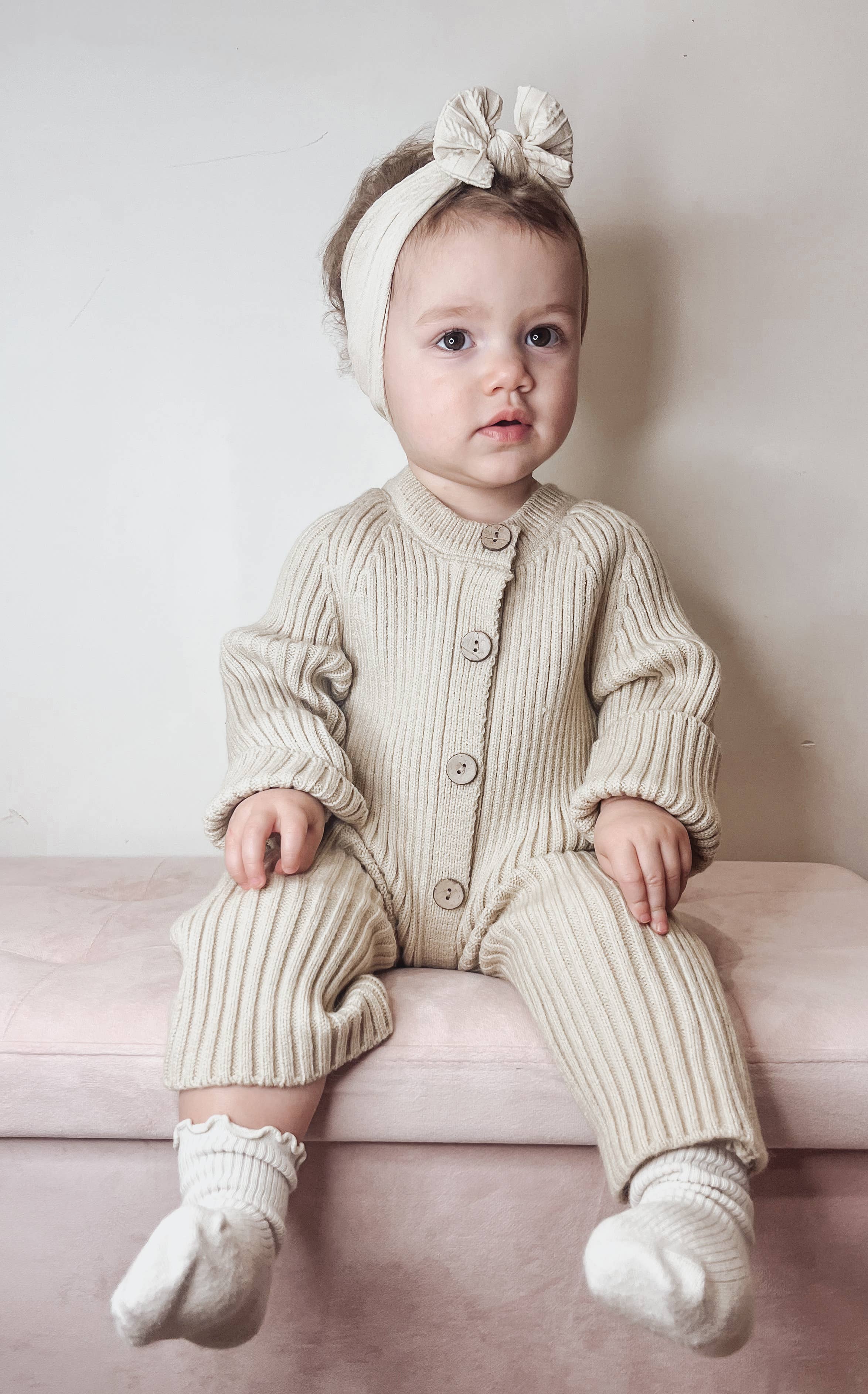 Annie & Charles Bézs baba overal, 3-6 hónapos