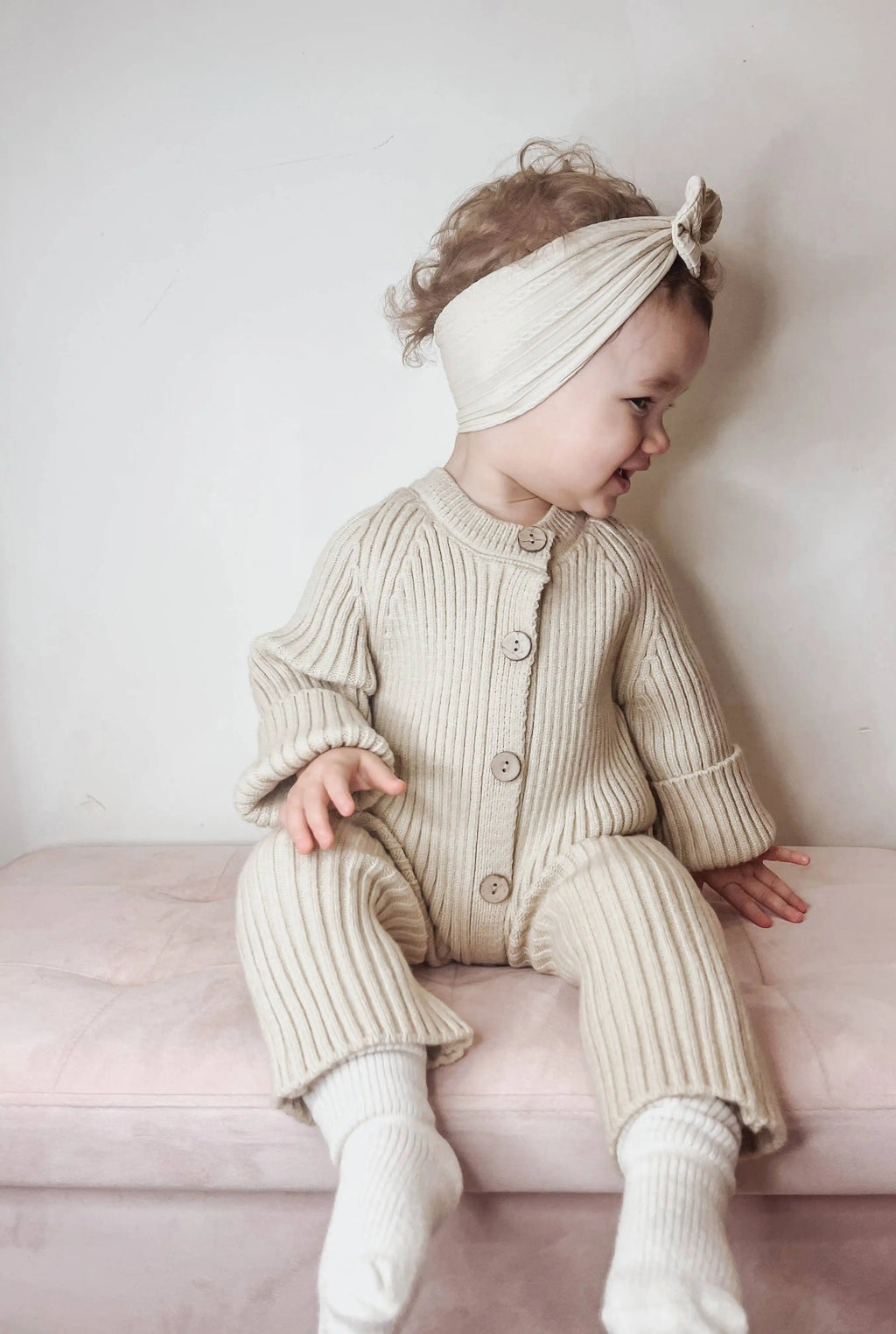 Annie & Charles Bézs baba overal, 3-6 hónapos