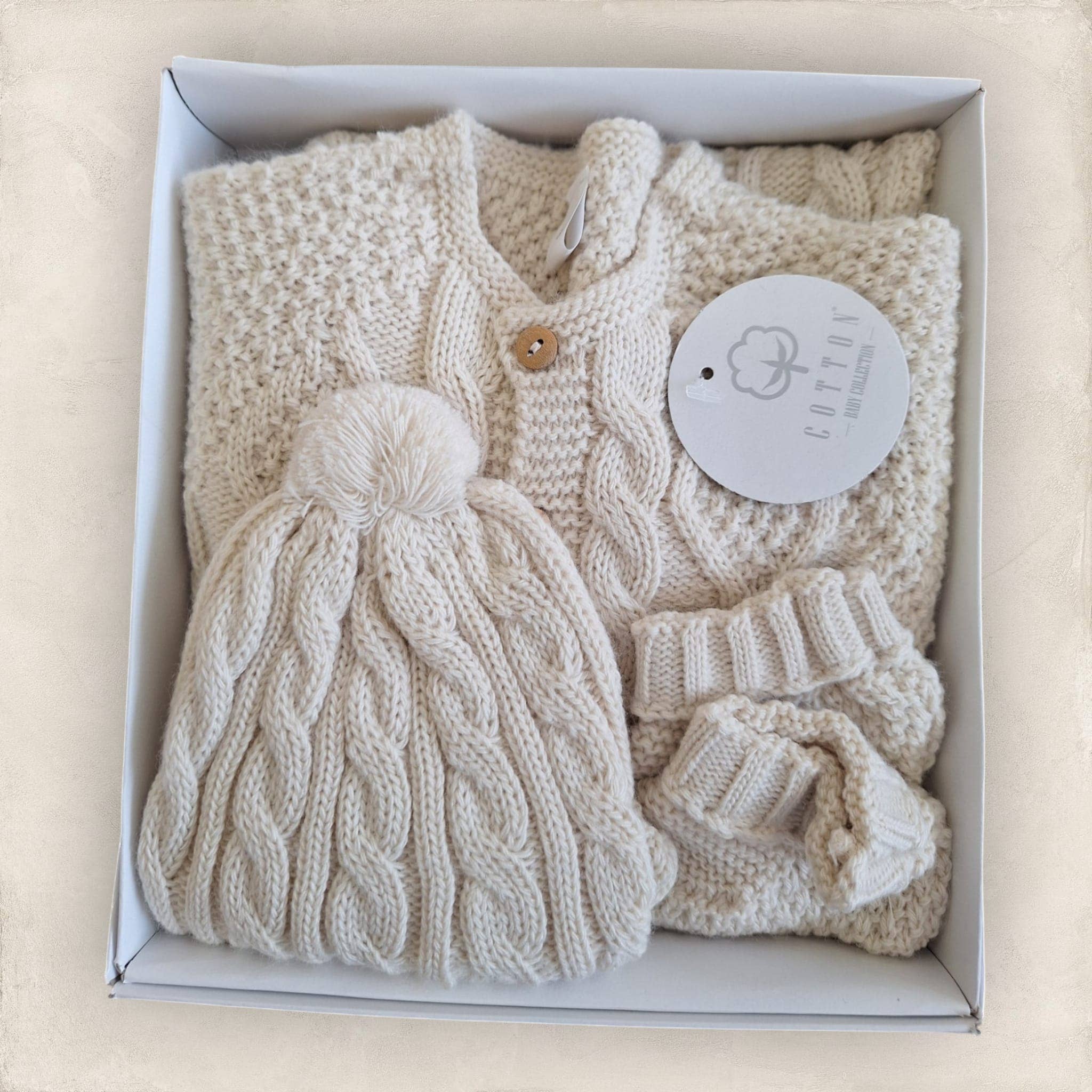 Cotton Socks baba szett tortfeher