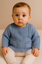 Cotton Socks kotott baba kabat kobalt