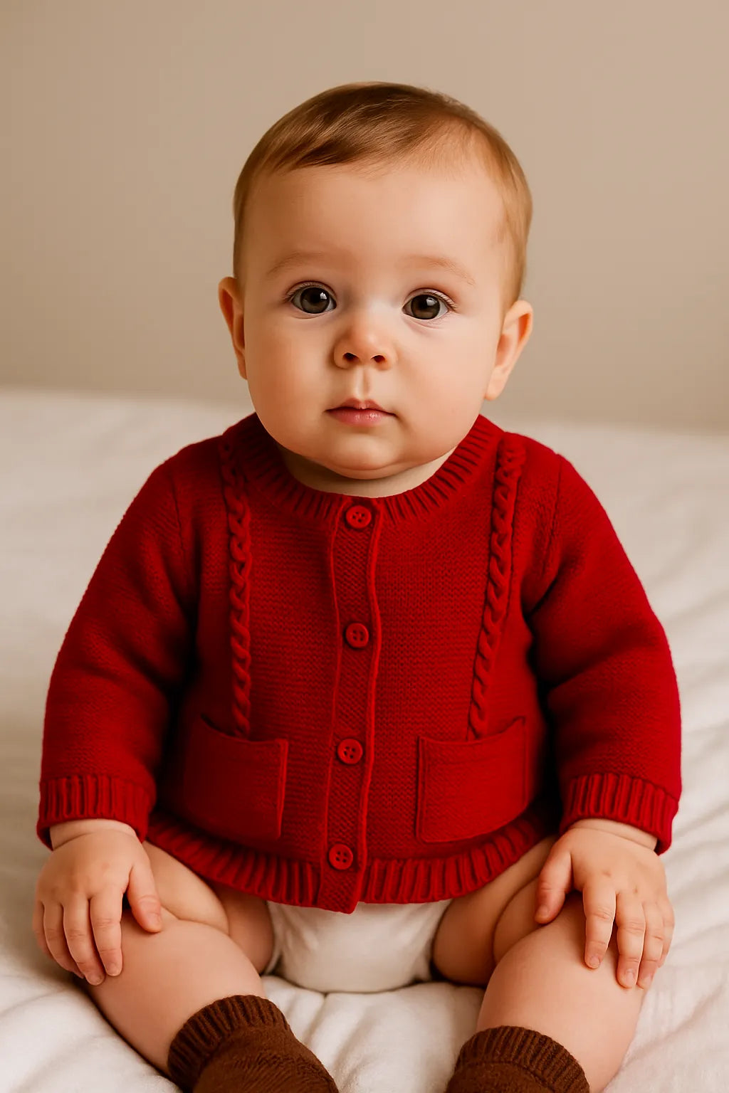 Cotton Socks kotott baba kabat piros