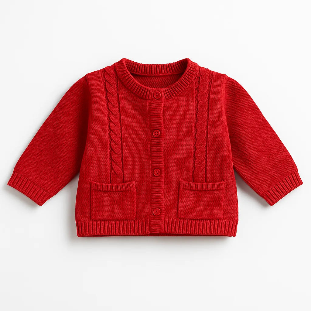 Cotton Socks kotott baba kabat piros