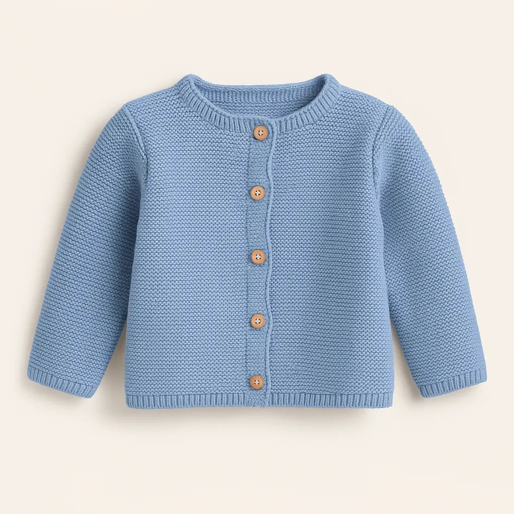 Cotton Socks kotott babakardigan kobalt