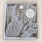 Kotott babaszett szurke