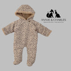 Annie & Charles - téli, bélelt pamut overál – Leopárdmintás