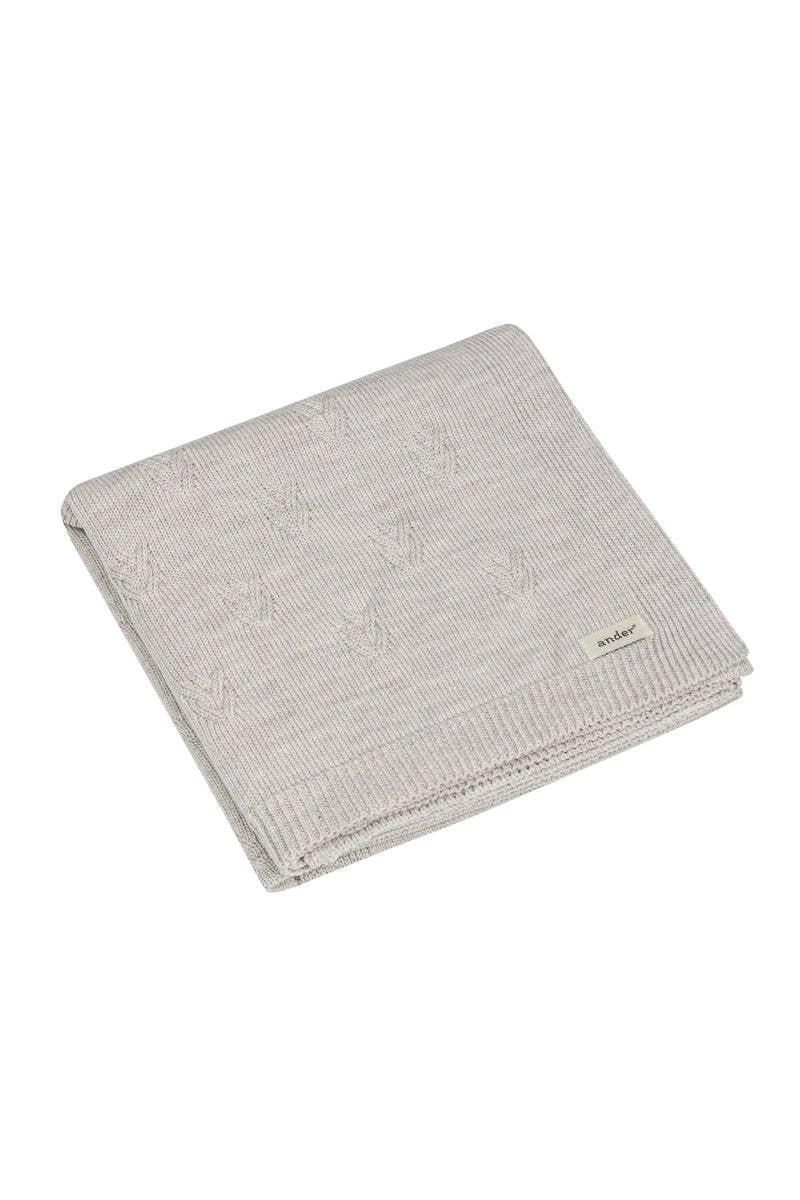 Ander - DIEGO  100% Merinói Gyapjú Takaró - Bézs
