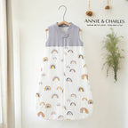 Annie & Charles Muszlin Alvózsák - Lila - Szivárványos