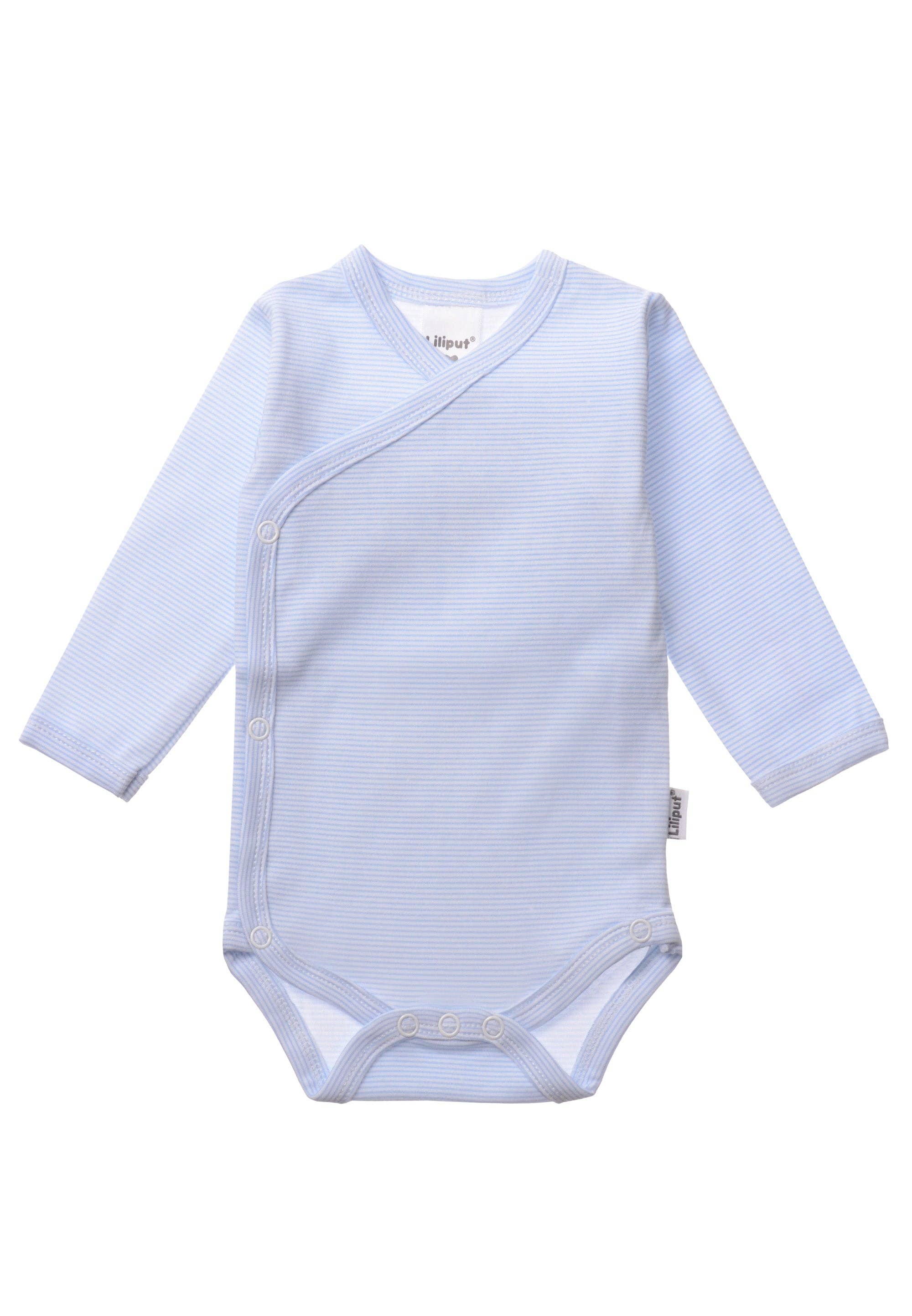 Liliput - Hosszú Ujjú Body Szett - 2 db (dínómintás fehér, világoskék)