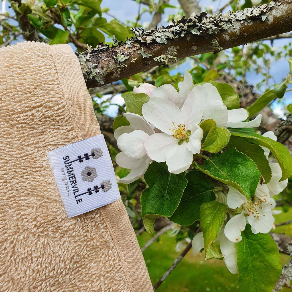 Summerville Organic - Organikus Kapucnis Babatörölköző - Homokszín