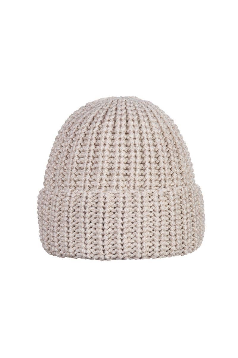 Ander - SOPHIE MINI 100% Merinói Gyapjú Sapka - Bézs