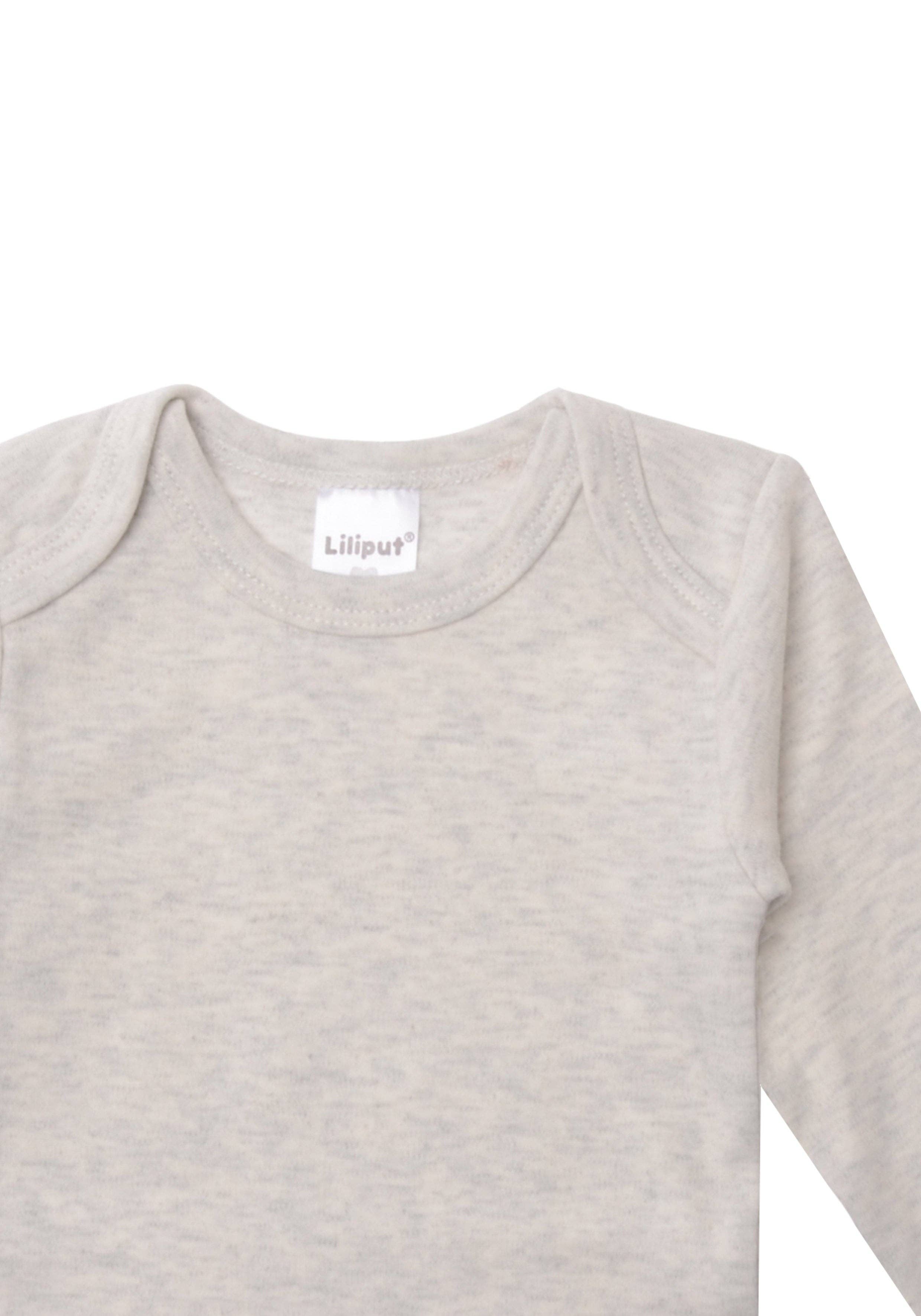 Liliput - Hosszú Ujjú Body - Szürke Melange