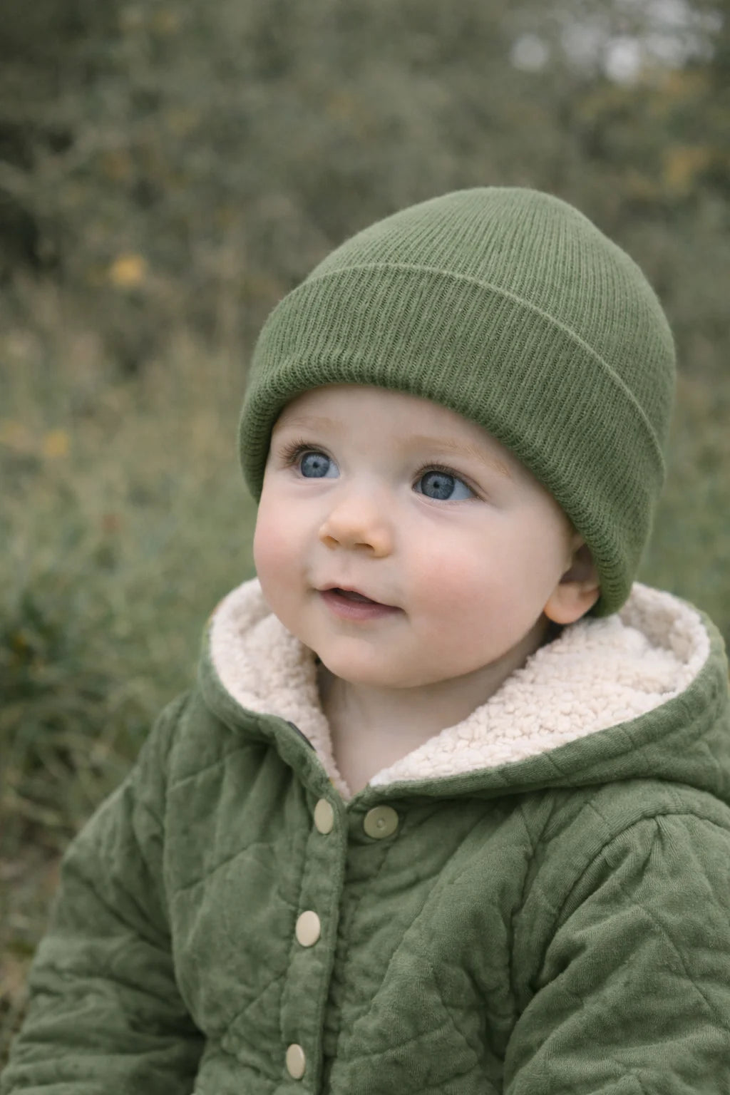 Lille Barn - Kötött 100% Merinói Gyapjú Beanie Baba Sapka